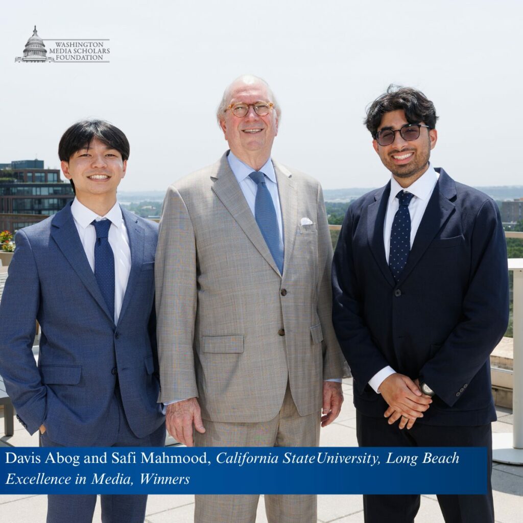 Washington Media Scholars Foundation Announces 2025 Competition Winners